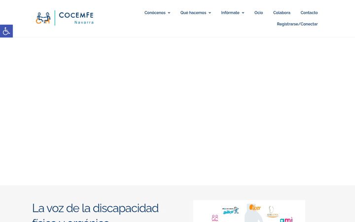 Screenshot of cocemfenavarra.es