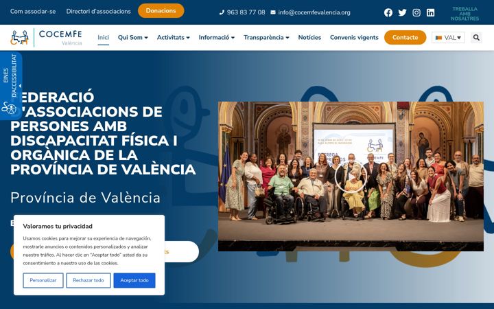 Screenshot of cocemfevalencia.org
