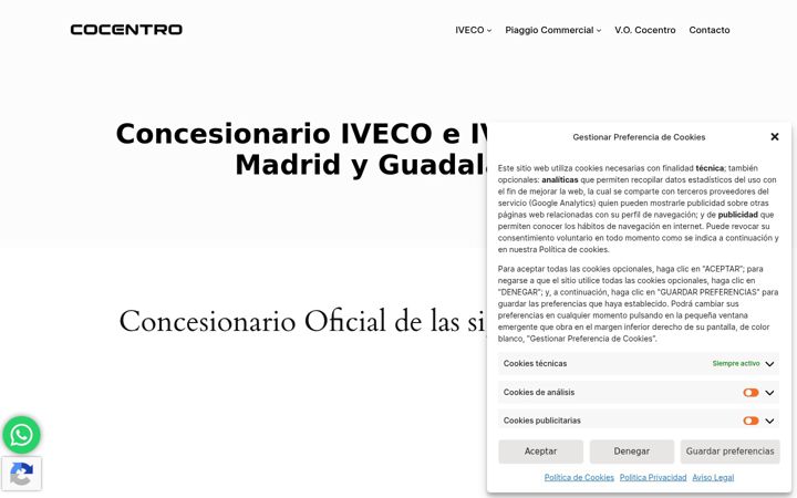 Screenshot of cocentro.com