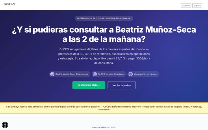 Zrzut ekranu coceo.ai