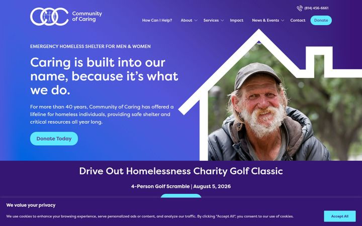 Screenshot of cocerie.org