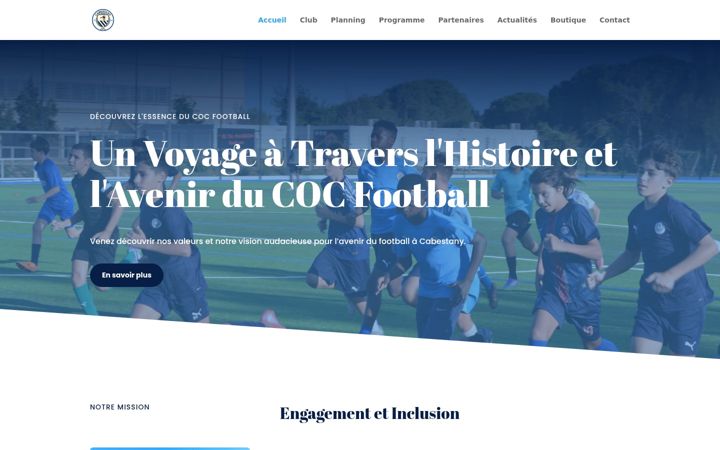 Screenshot von cocfootball.fr