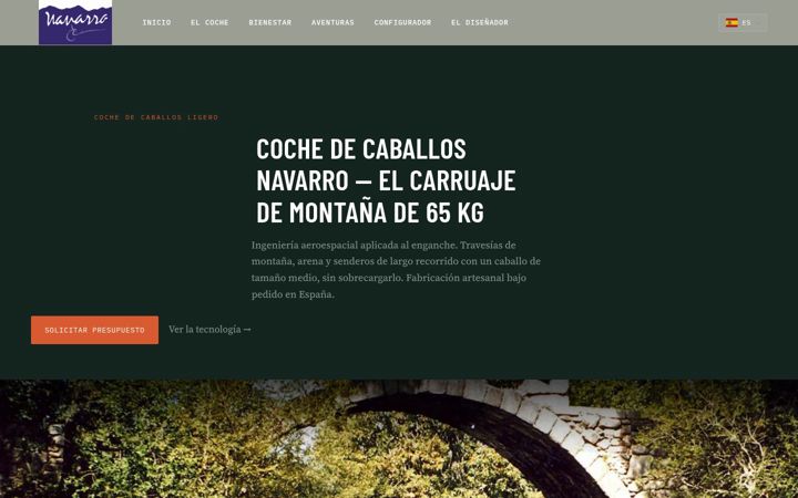 Screenshot of cochecaballos.es