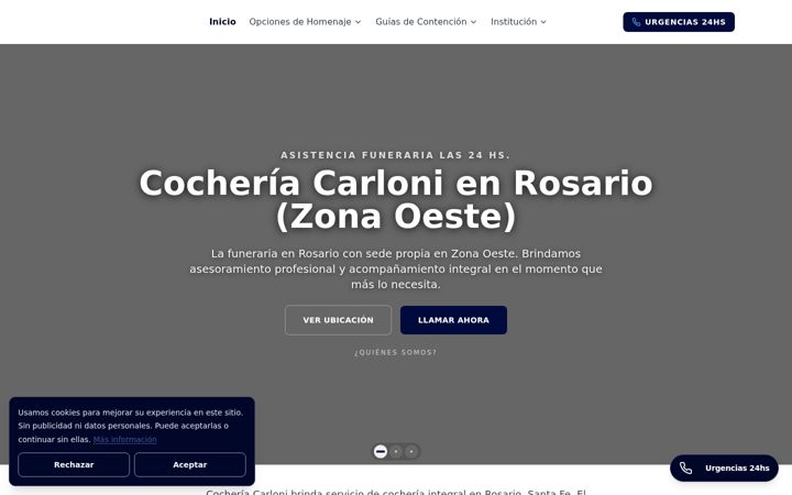 Screenshot of cocheriacarloni.com