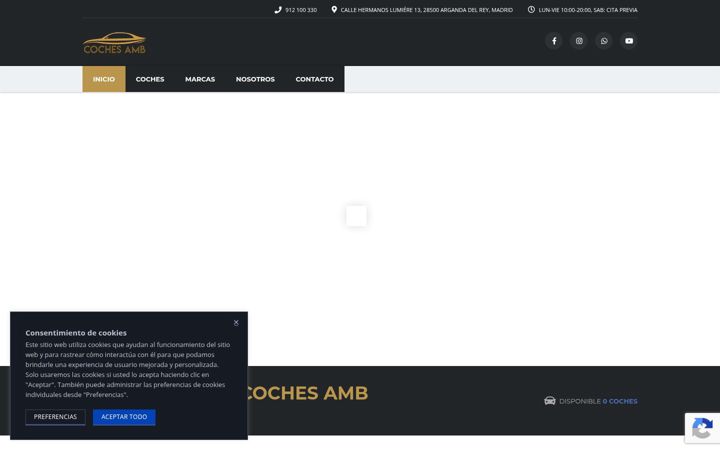 Screenshot of cochesamb.es