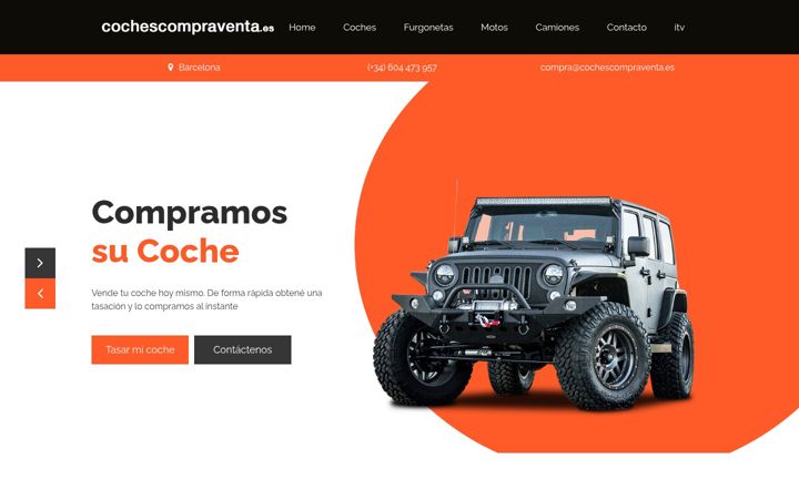 Screenshot of cochescompraventa.es