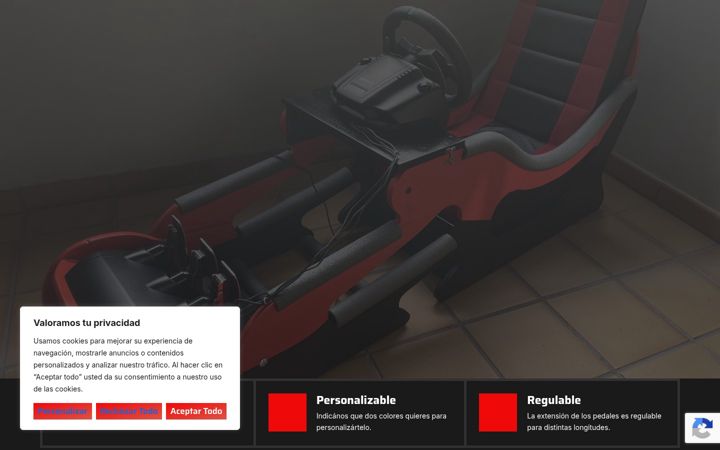 Screenshot of cochesimulacion.es
