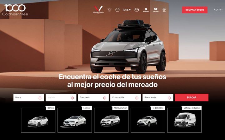 Screenshot of cochesmil.es