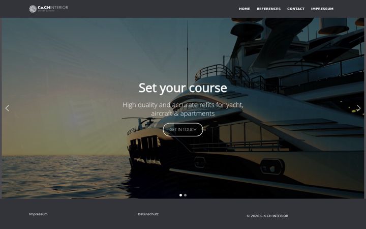 Screenshot of cochinterior.com