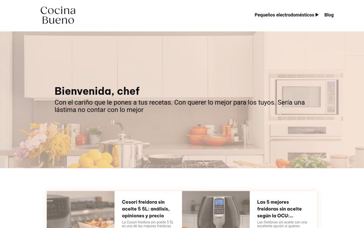 Screenshot of cocinabueno.com