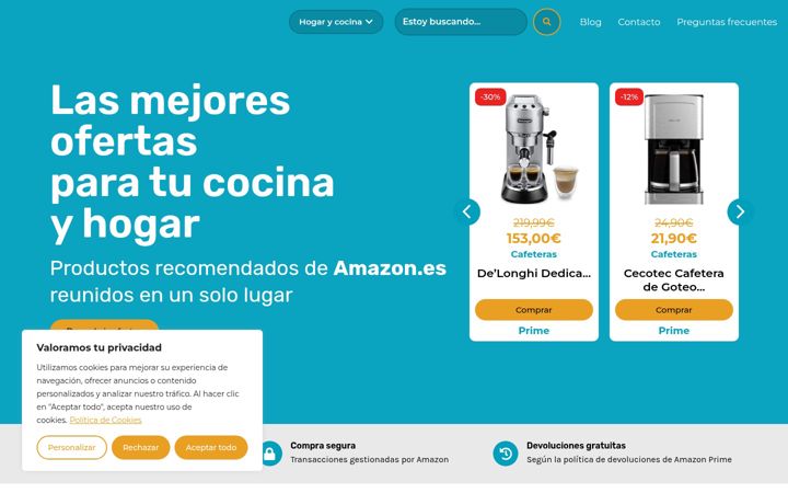 Screenshot of cocinamashogar.es