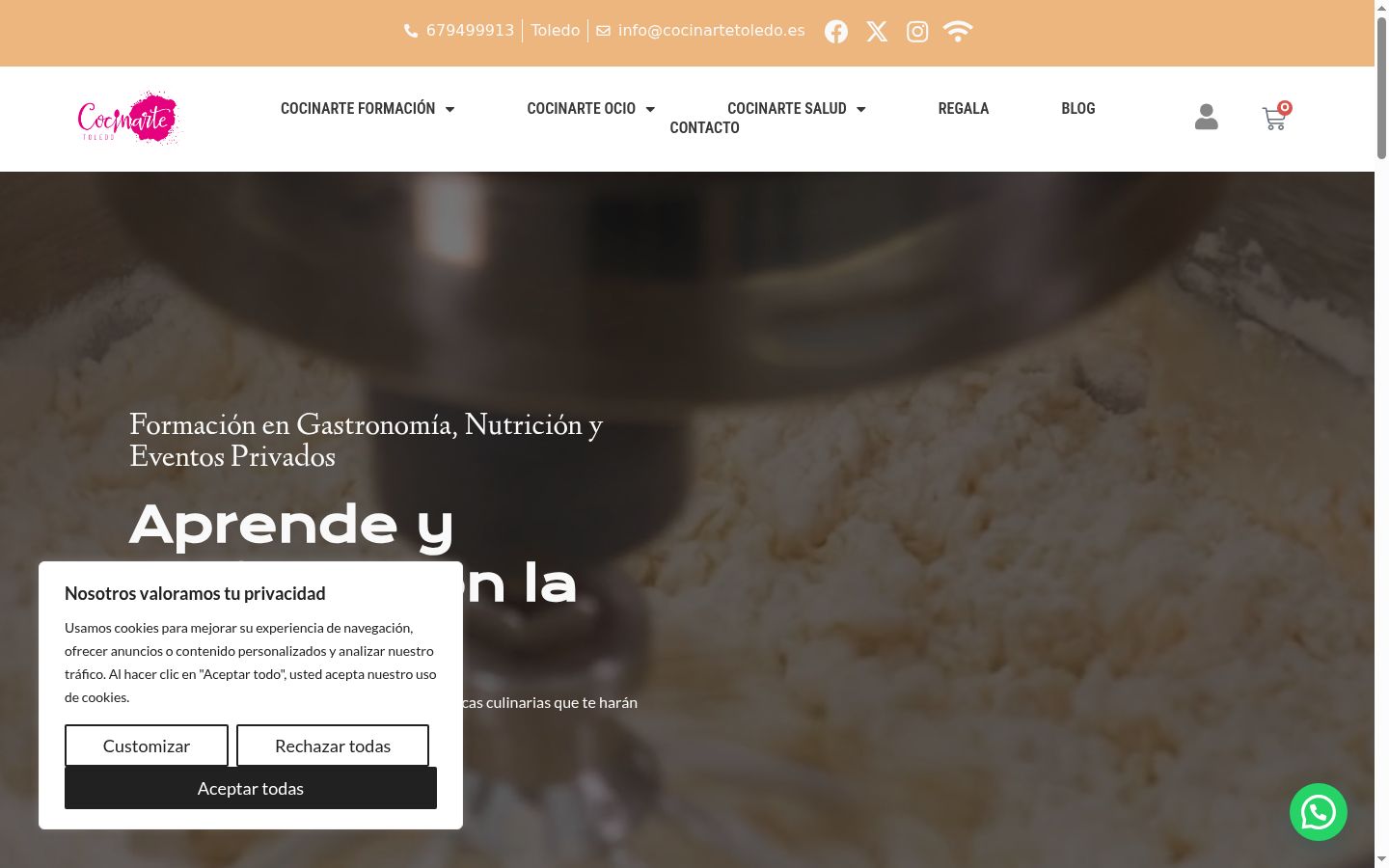 Screenshot tal-banner tal-kunsens muri qabel kwalunkwe interazzjoni