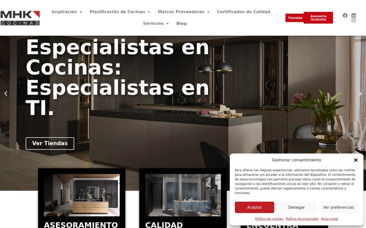 Captura de ecrã de cocinas.es