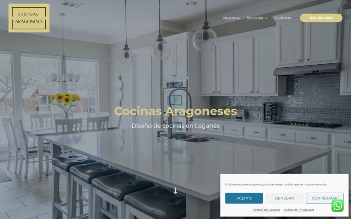 Screenshot of cocinasaragoneses.es