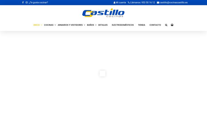 Captura de ecrã de cocinascastillo.es