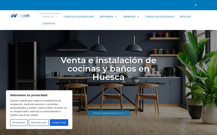 Screenshot of cocinascyan.es