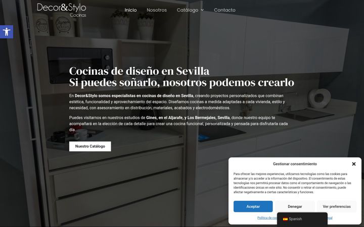 Screenshot of cocinasdecorstylo.com