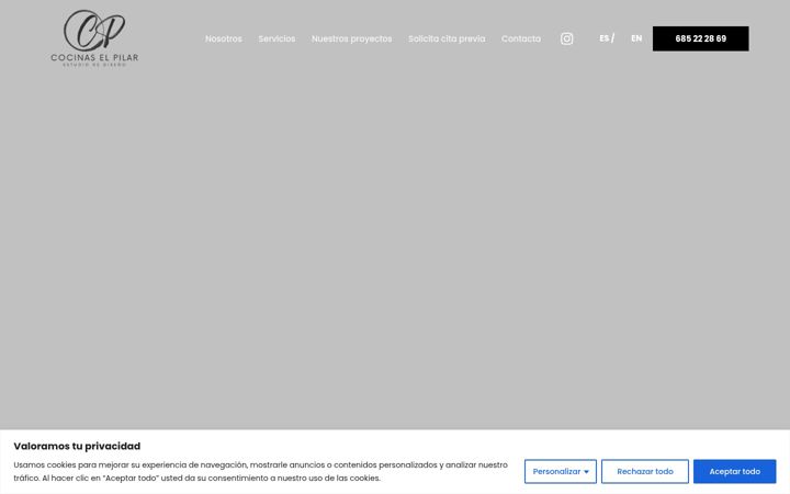 Screenshot of cocinaselpilar.com
