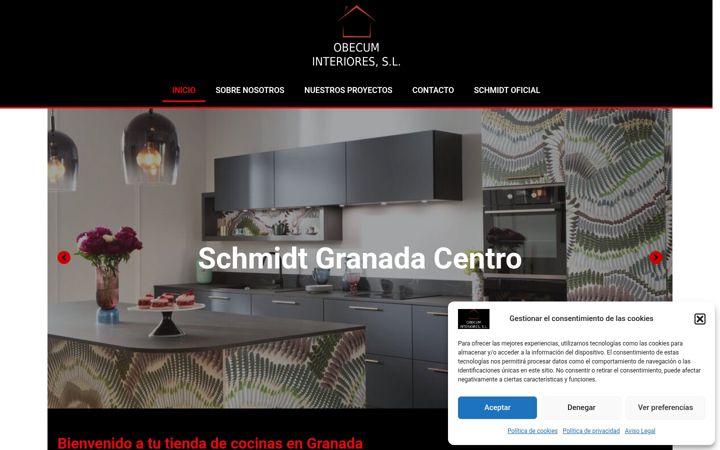 Screenshot of cocinasengranada.com