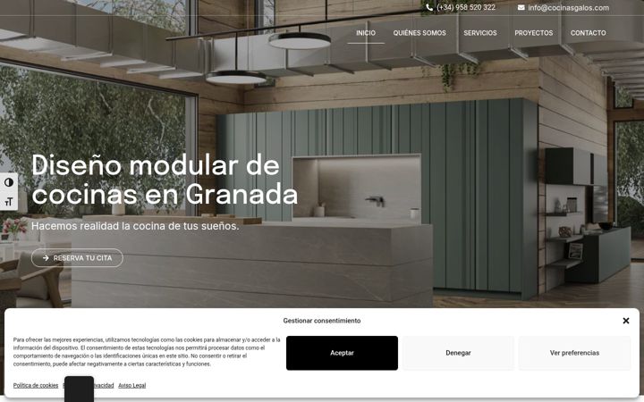 Screenshot of cocinasgalos.es