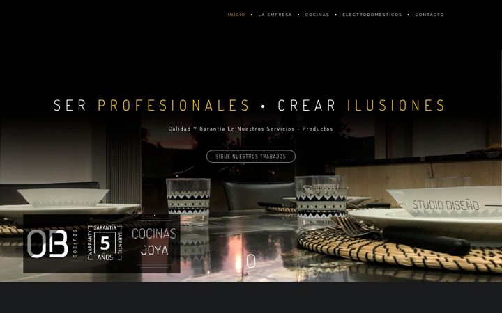 Screenshot of cocinasjoya.com