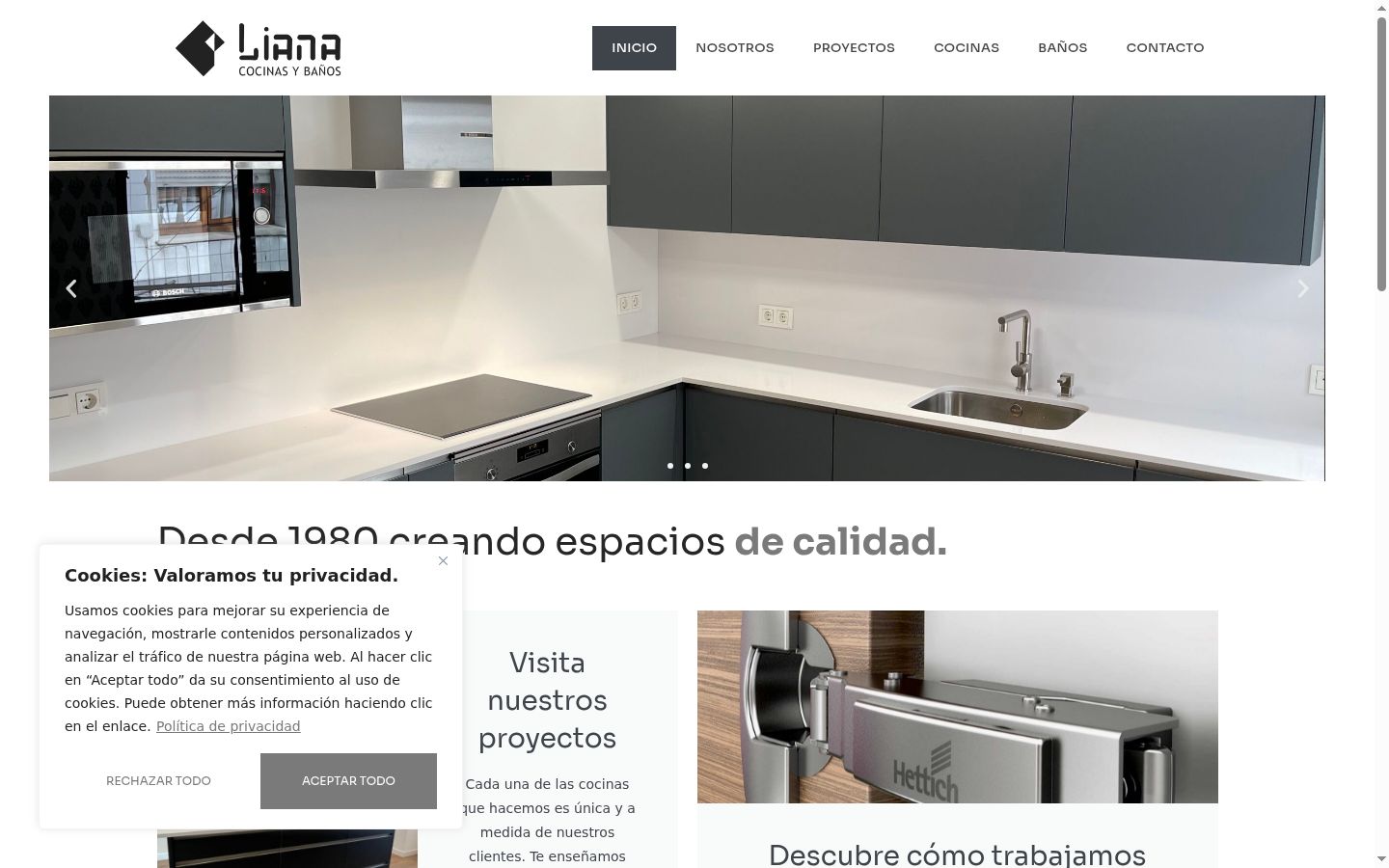Skärmbild av samtyckesbannern som visades före någon interaktion