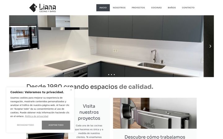 Captura de ecrã de cocinasliana.es