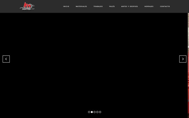 Screenshot of cocinasmc.com