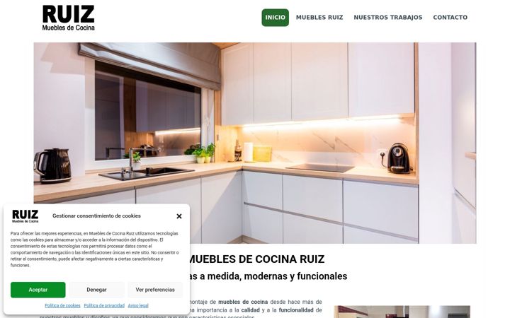 Screenshot of cocinasruizgetafe.com
