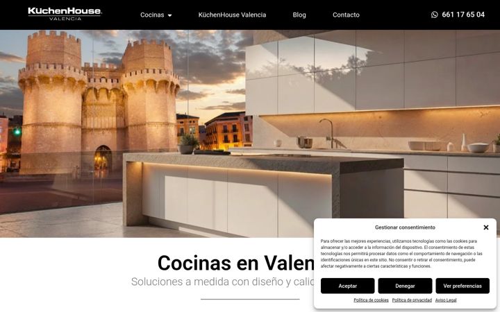 Screenshot of cocinasvalencia.com.es