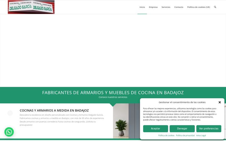 Screenshot of cocinasyarmariosdelgadogarcia.com