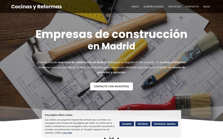 Screenshot of cocinasyreformas.es