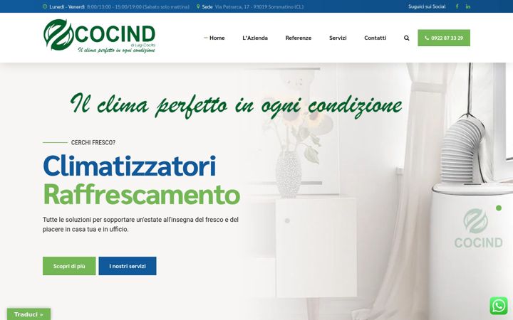 Screenshot of cocind.it