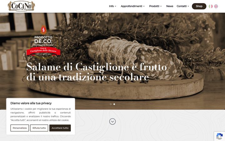 Screenshot of cocino.it