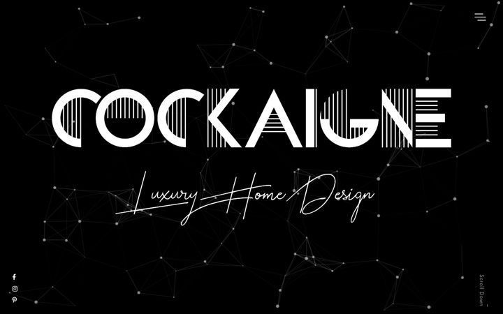 Screenshot of cockaigne.design
