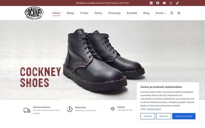 Screenshot of cockneyshoes.pl
