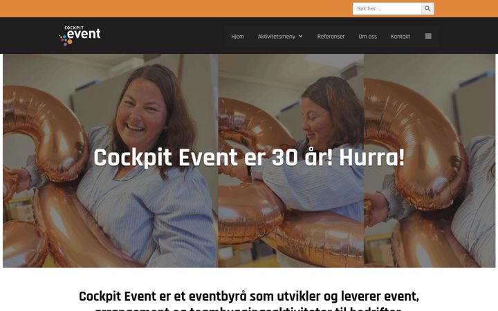 Ekrano kopija cockpitevent.no
