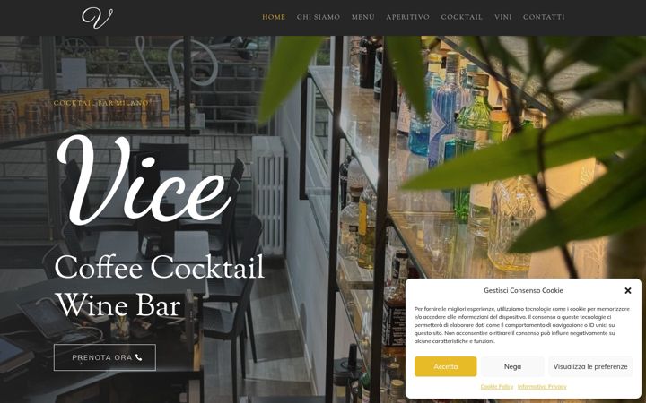 Screenshot of cocktailbarmilano.it