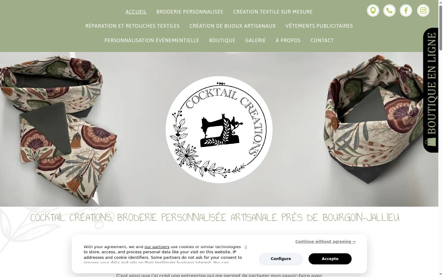 Screenshot des Einwilligungsbanners vor jeglicher Interaktion