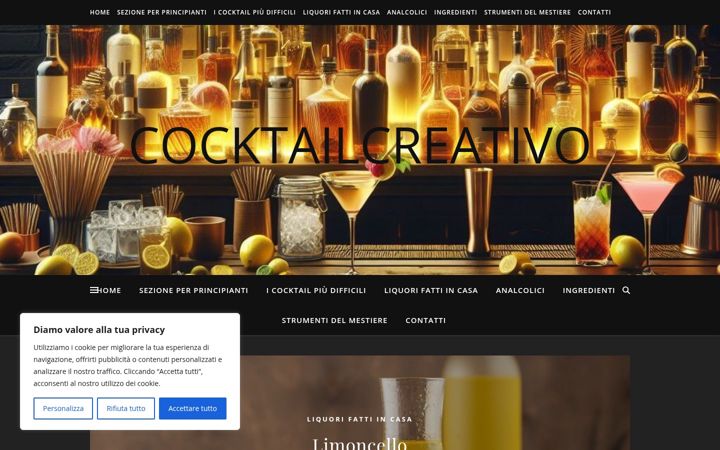 Screenshot of cocktailcreativo.altervista.org