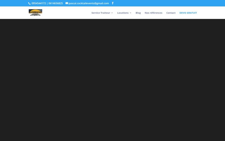 Screenshot di cocktailevents.fr
