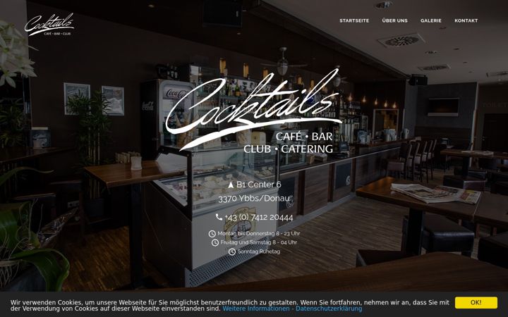 Screenshot of cocktails-bar.at
