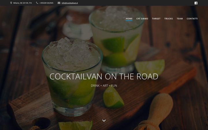 Screenshot of cocktailvan.it
