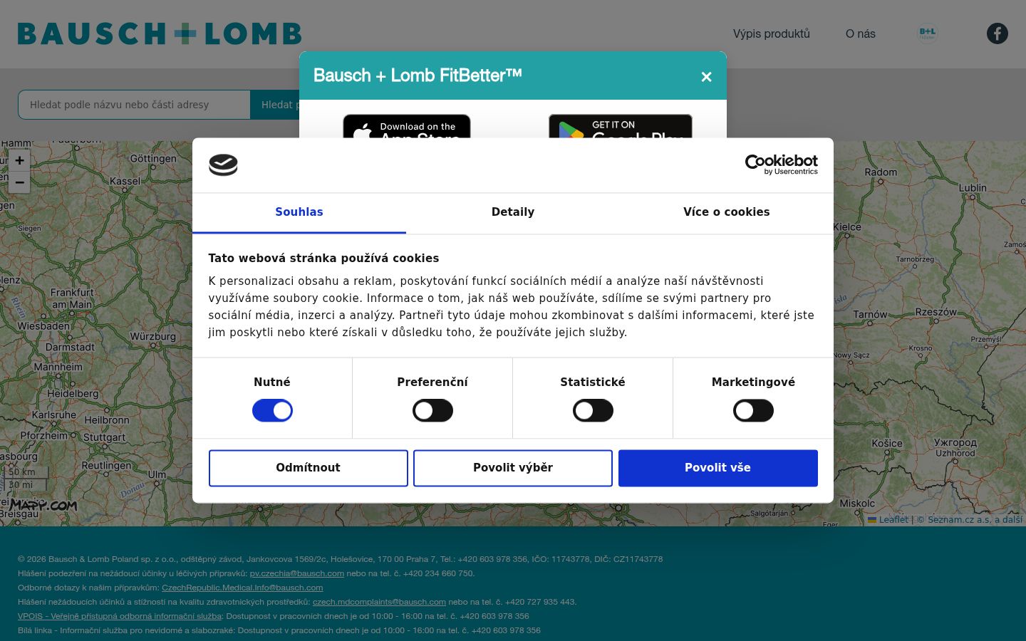 Screenshot van de toestemmingsbanner zoals getoond vóór enige interactie