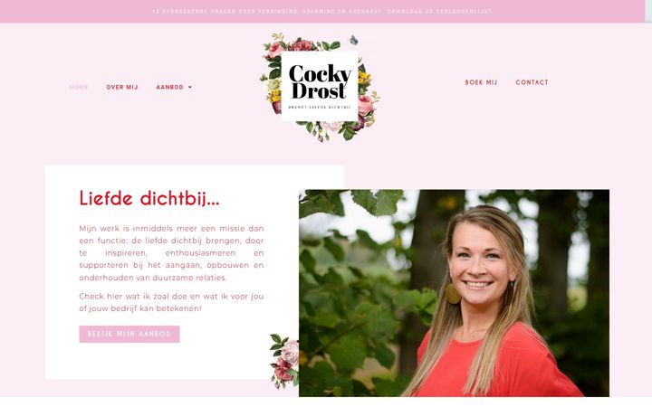 Screenshot of cockydrost.nl