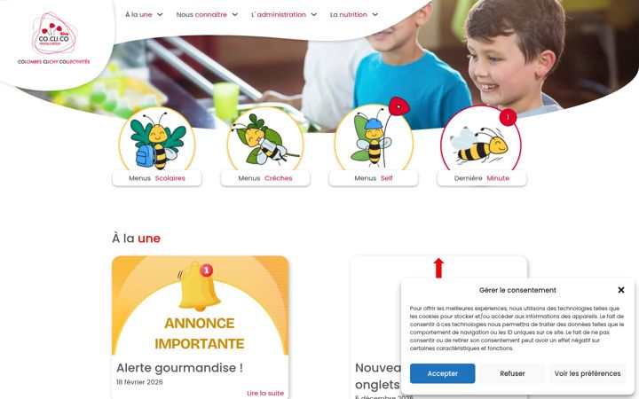 Captură de ecran a coclico-sivu.fr