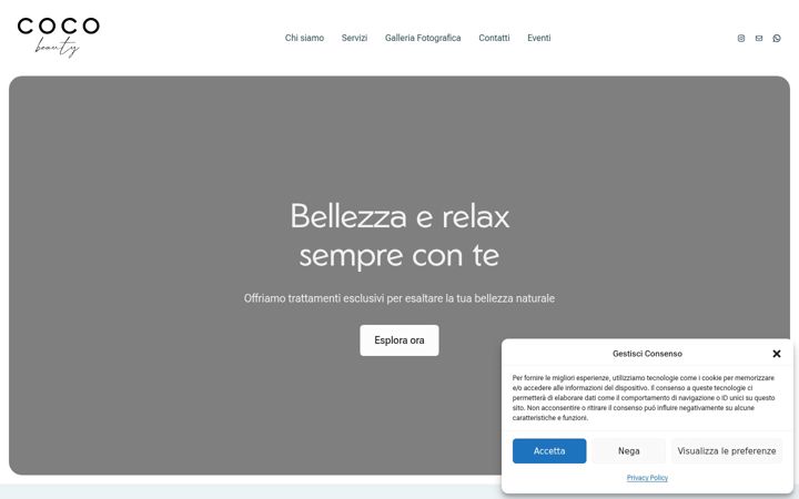 Screenshot di coco-beauty.it