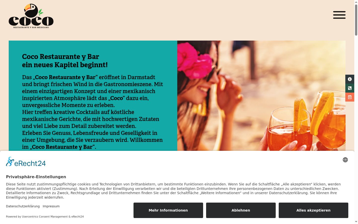 Screenshot tal-banner tal-kunsens muri qabel kwalunkwe interazzjoni