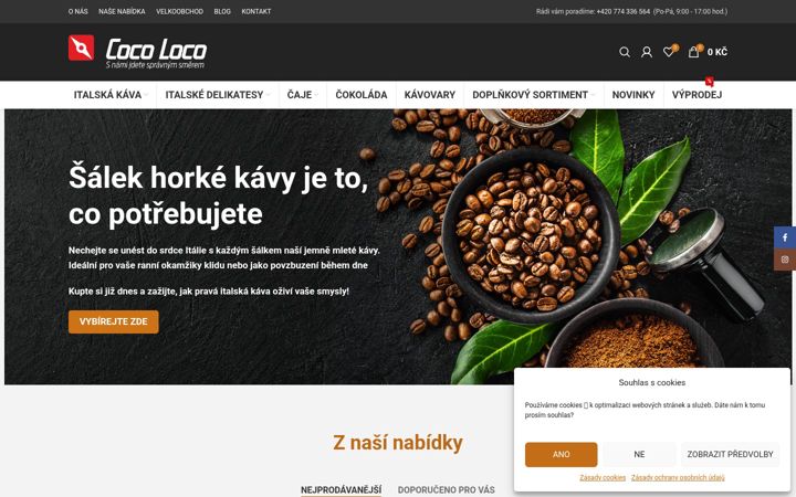 Screenshot του coco-loco.cz