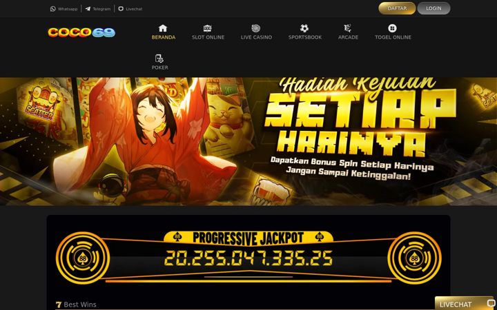 Screenshot of coco69.net